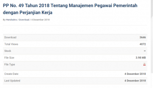 aturan tentang PPPK