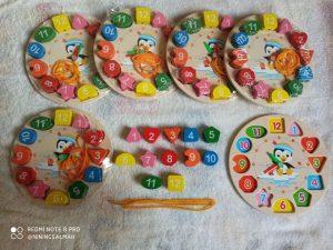 puzzle kayu geometri