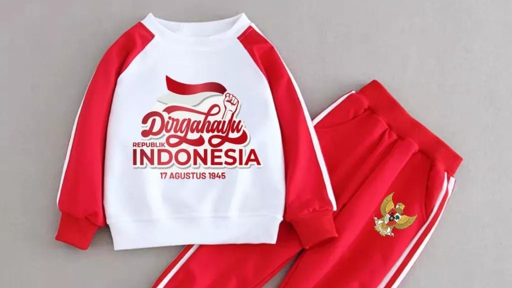 baju setelan anak 17 agustus