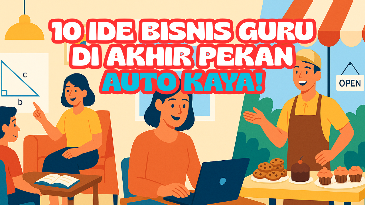 10 IDE BISNIS GURU DI AKHIR PEKAN AUTO KAYA! ide bisnis sampingan guru