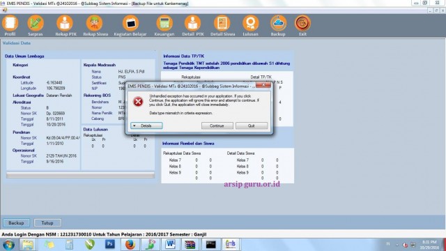 error-aplikasi-emis-data-type-mismatch-in-criteria-expression-guru