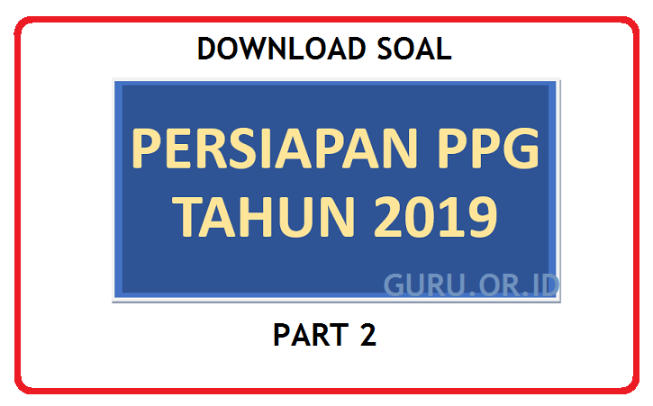 download soal ppg 2019